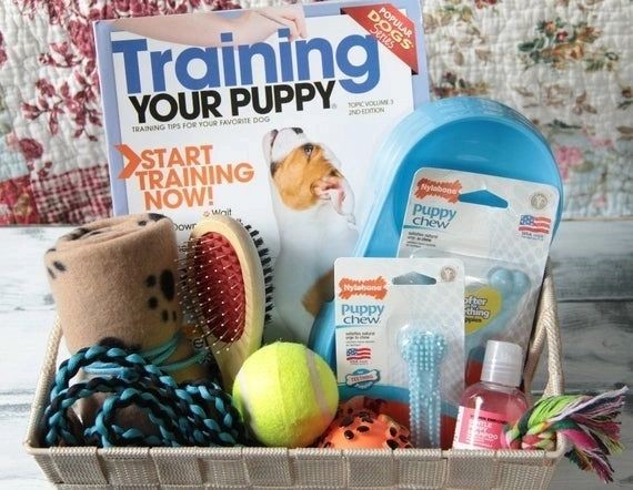 New Puppy Gift Basket