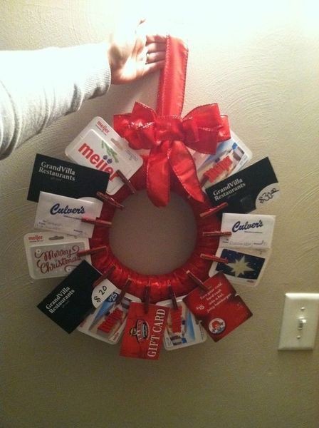 Credit Card Wreath