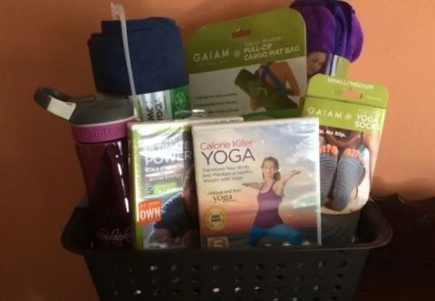 Yoga Gift Basket